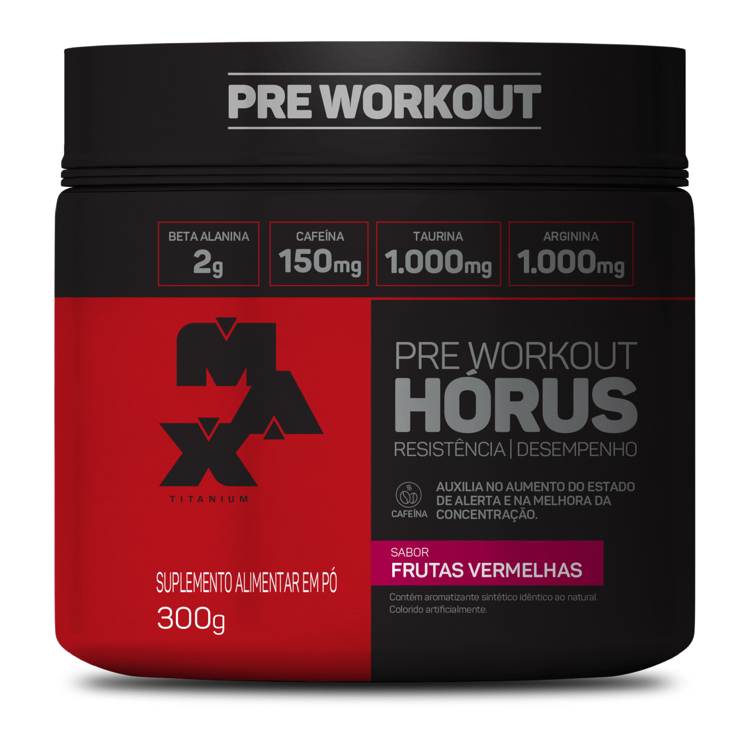 Horus (300g) Max Titanium - FRUTAS VERMELHAS