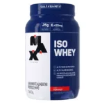 Embalagem do Iso Whey (900g) Max Titanium - Madrugão Suplementos