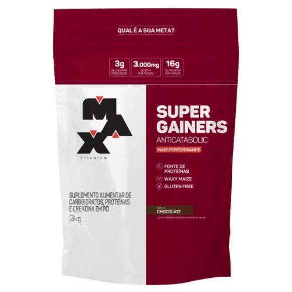 Super Gainers (3000g) Max Titanium - CHOCOLATE