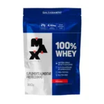 Embalagem do 100% Whey Protein (Refil-900g) Max Titanium - Madrugão Suplementos