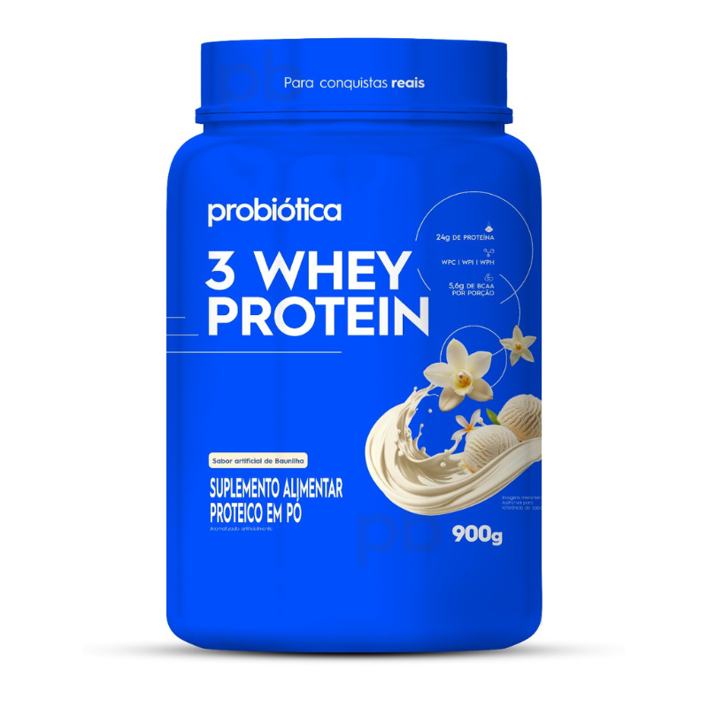 3 Whey Protein (900g) Probiotica