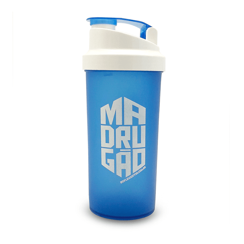 Coqueteleira (600ml) Madrugão Suplementos - Azul
