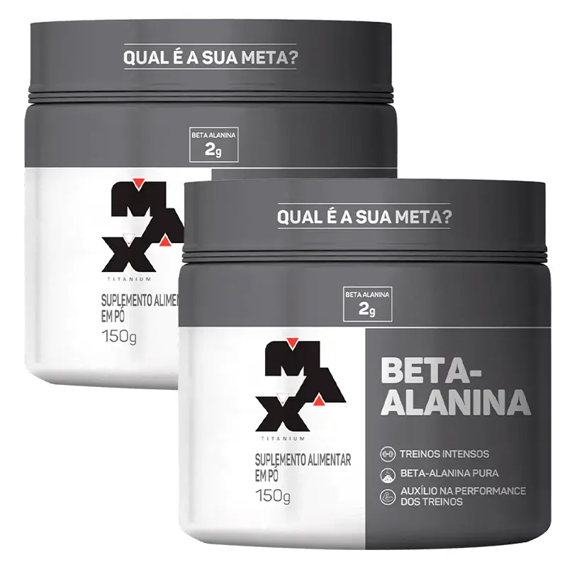 Combo 2x Beta Alanina (150g) Max Titanium