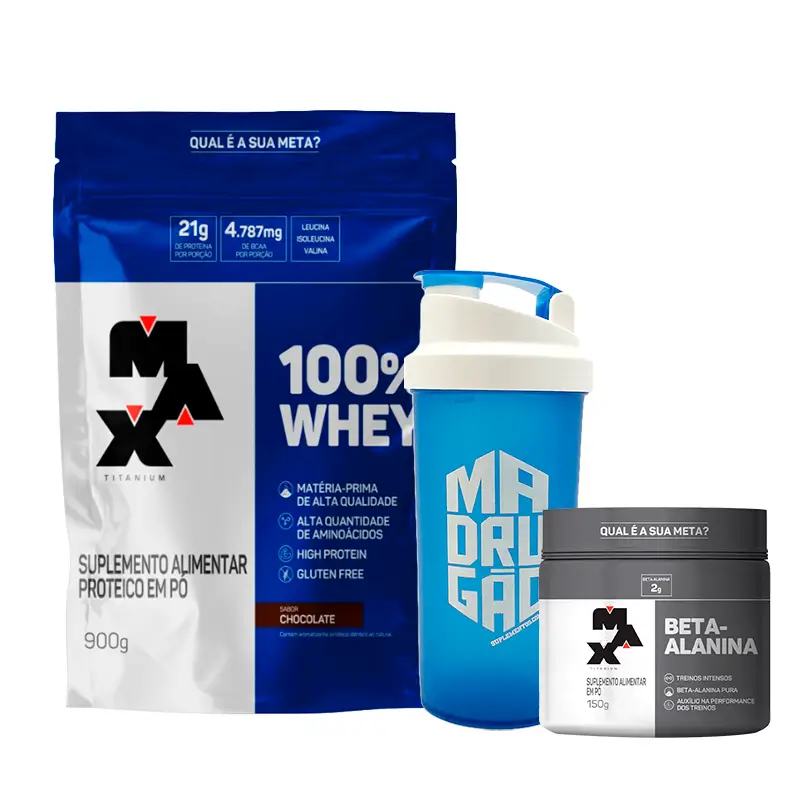 Kit Massa Muscular Max Titanium IV