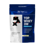 Embalagem do Top Whey 3W + Performance (1800g) Max Titanium - Madrugão Suplementos