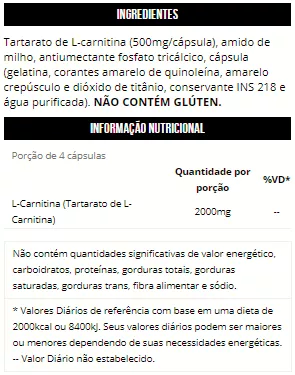 L-Carnitina 2000 (60caps) Max Titanium 36