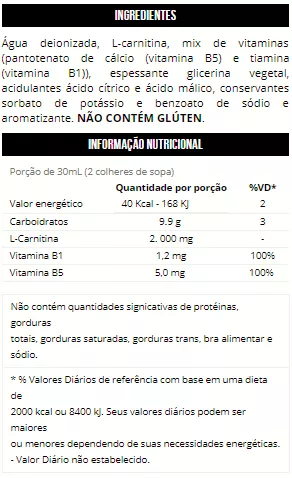 L-Carnitina Pure (400ml) Max Titanium 37 maxtitaniuml carnitinemorango